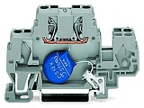Компонентная клемма; двухуровн.; с варистором; для DIN-рейки 35 x 15 и 35 x 7,5; 2,5 мм²; CAGE CLAMP®; 2,50 mm²; серые
