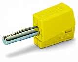 Банановый штекер; для гнезда 4 мм Ø; 2,50 mm²; желтые