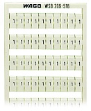 Маркировочная карта WSB; в картах; МАРКИРОВАНО; 1 / 2 (50 каждый); not stretchable; Горизонтальная маркировка; с креплением на защелке; белые