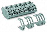 Проходные клеммы; 4 mm²; Шаг контактов 7 мм; 4-пол.; CAGE CLAMP®; 4,00 mm²; серые