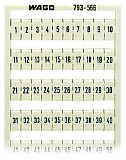 Маркировочная карта WMB; в картах; МАРКИРОВАНО; 1 ... 50&2X; not stretchable; Горизонтальная маркировка; с креплением на защелке; белые