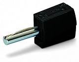 Банановый штекер; для гнезда 4 мм Ø; 2,50 mm²; черные