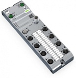 8-Port-IO Link Master Class A; EtherNet/IP; 24 В постоянного тока / 2,0 А; Соединение 8xM12; WideLine