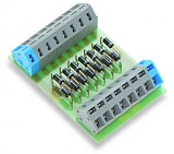 Модуль компонента с диодом; с 14 шт.; Диод 1N4007; с общим катодом; 2,50 mm²