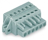 1-проводниковая розетка; CAGE CLAMP®; 2,5 мм²; Шаг контактов 5 мм; 16-пол.; зажимное кольцо; 2,50 mm²; серые