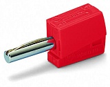 Банановый штекер; для гнезда 4 мм Ø; 2,50 mm²; красные