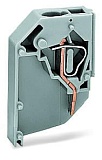 Клеммы для трансформатора; 1-пол.; Соединение CAGE CLAMP® для проводников; 4,00 mm²; зеленые-желто