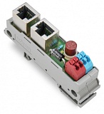 Интерфейсный модуль; RJ-45; с контактами питания; Клеммные колодки для печатных плат; Кат. 5
