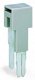 Step-down jumper; from 283 to 281 series; insulated; gray