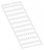 Маркировочная карта WMB; в картах; МАРКИРОВАНО; 1, 3, 5, ..., 99 и 2, 4, 6, ..., 100 (1x); растягиваемые 5 - 5,2 мм; Горизонтальная маркировка; с креплением на защелке; белые