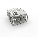 Соединитель для сращивания COMPACT; для всех типов проводников; для зон повышенной защиты Ex е; макс. 6 мм²; 2-проводн.; с рычагами; прозрачный корпус; Рабочая температура (макс.): 105 °C; 6,00 mm²; прозрачные