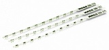 Маркировочная полоса; МАРКИРОВАНО; “m”; not stretchable; Горизонтальная маркировка; с креплением на защелке; белые